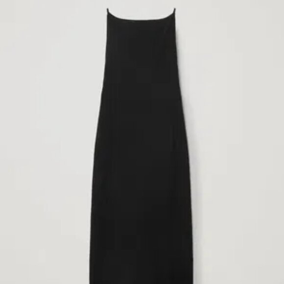 COS BACKLESS KNITTED SLIP DRESS XS - Picture 4 of 7